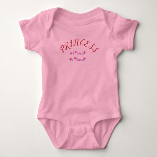 Zomer Baby Meisje Roze Romper (Voorkant)