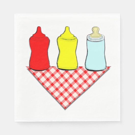 Zomer Baby Shower Servet (Voorkant)