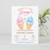Zomer Baby Shower Uitnodiging (Staand voorkant)