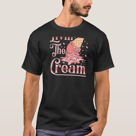 Zomer Backprint Ice Cream 1 T-shirt (Voorkant)
