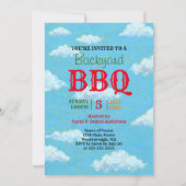 Zomer Barbecue Party Watermeloen Save The Date (Achterkant)