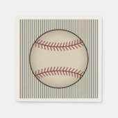 Zomer  Baseball Party Napkins Servetten (Voorkant)
