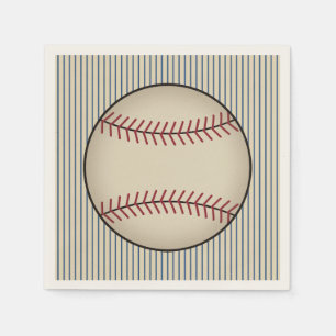 Zomer  Baseball Party Napkins Servetten
