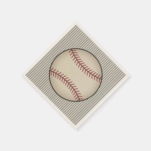 Zomer  Baseball Party Napkins Servetten (Hoek)