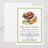 Zomer BBQ & Bierfeest Uitnodiging – Achtertuin Kok (Voorkant / Achterkant)