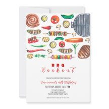 Zomer BBQ Cookout Verjaardag