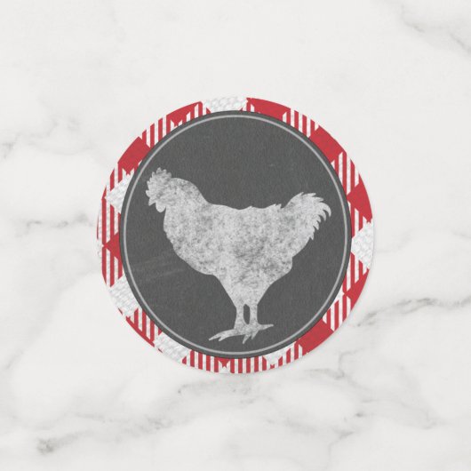 Zomer BBQ-feest, trouwen, verjaardag of babyshower Confetti (Kleine voorkant)