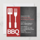 Zomer BBQ-feestuitnodigingen Kaart (Voorkant)
