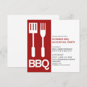 Zomer BBQ-feestuitnodigingen Kaart (Voorkant / Achterkant)