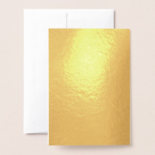 ZOMER BBQ gouden folie bloem Folie Kaarten (Met envelop)