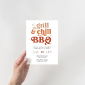 Zomer BBQ Gril Uitstap Feestje Kaart