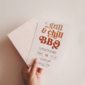 Zomer BBQ Grillen Uitstapfeest Kaart