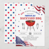Zomer BBQ in de achtertuin Kaart (Voorkant / Achterkant)