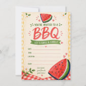 Zomer BBQ Kaart (Voorkant)