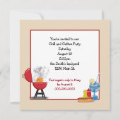 Zomer BBQ Party limonade Kaart (Achterkant)