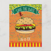 Zomer BBQ Save the Date Uitnodiging (Voorkant)