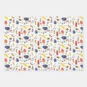 Zomer BBQ Vaderdag Achtertuin Barbecue Grill Inpakpapier Vel (Voorkant)