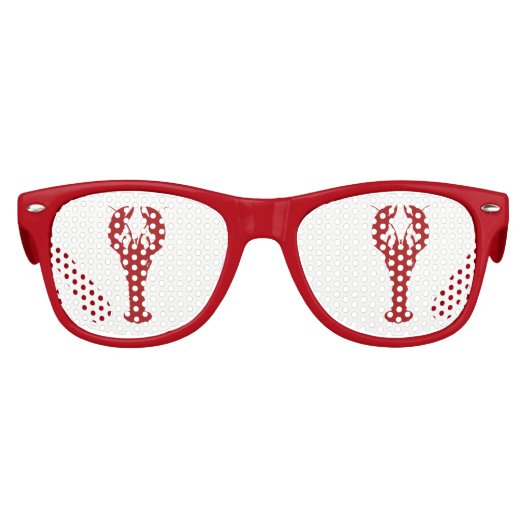Zomer Beach Party Vis en zeevruchten kreeften Kinder Zonnebril (Voorkant)