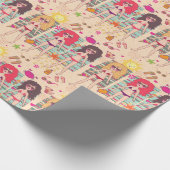 Zomer/Beach Thed Cadeaupapier (Hoek)