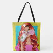 Zomer Beauty Tote Bag (Voorkant)
