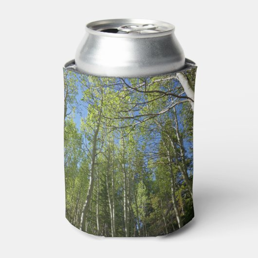 Zomer Berkebomen bij Rocky Mountain Blikjeskoeler (Blikje Voorkant)