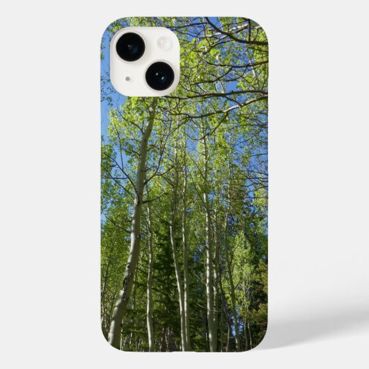 Zomer Berkebomen bij Rocky Mountain Case-Mate iPhone Case (Achterkant)