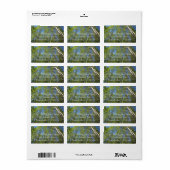 Zomer Berkebomen bij Rocky Mountain Etiket (Full Sheet)