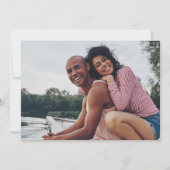Zomer Bestemming Trouwfoto Kaart (Achterkant)