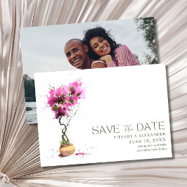 Zomer Bestemming Trouwfoto Save The Date
