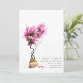 Zomer Bestemming Trouwfoto Save The Date (Staand voorkant)