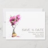 Zomer Bestemming Trouwfoto Save The Date (Voorkant)