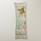 Zomer bij de kattenbietbijen rond de Rozen Lichaamskussen (Achterkant (Verticaal))