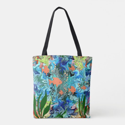 Zomer bij de Pond.... Tote Bag (Achterkant)
