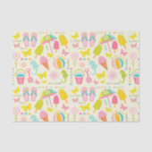 Zomer bij de strand tissuepapier (Voorkant)