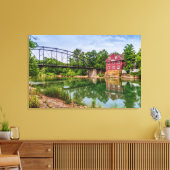 Zomer bij War Eagle Mill Canvas Afdruk (Insitu (Woonkamer))