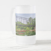Zomer bij War Eagle Mill Frosted Mok (Voorkant links)