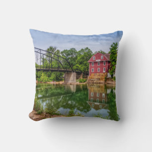 Zomer bij War Eagle Mill Kussen