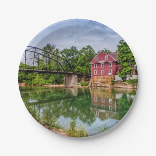 Zomer bij War Eagle Paper Borden Papieren Bordje (Voorkant)