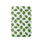 Zomer bladeren groen blad patroon op elke kleur badmat (Voorkant Verticaal)