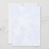 Zomer Blauwe Popsicle Verjaardag Bedankt Card (Achterkant)