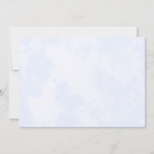 Zomer Blauwe Popsicle Verjaardagsfoto Dank u kaart (Achterkant)