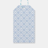 Zomer blauwe schelp coquette dank je cadeaulabel (Achterkant)