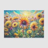 Zomer Blijdschap Dans Decoupage Tissuepapier (Voorkant)