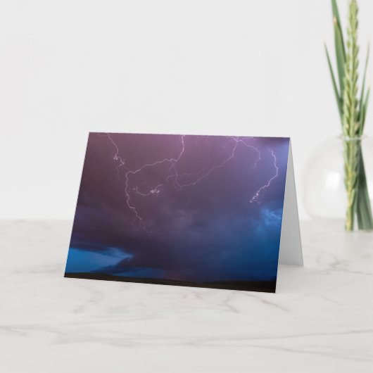 Zomer Bliksem Lucht Kaart (Voorkant)