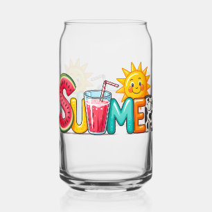 Zomer blikvorm glas