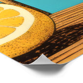 Zomer Bliss: Citrus Splash Poster (Hoek)