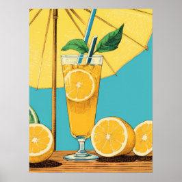Zomer Bliss: Citrus Splash Poster