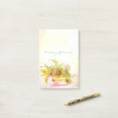Zomer Bloem 1 Opties Post-it® Notes (Op bureau)