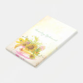 Zomer Bloem 1 Opties Post-it® Notes (Schuin)