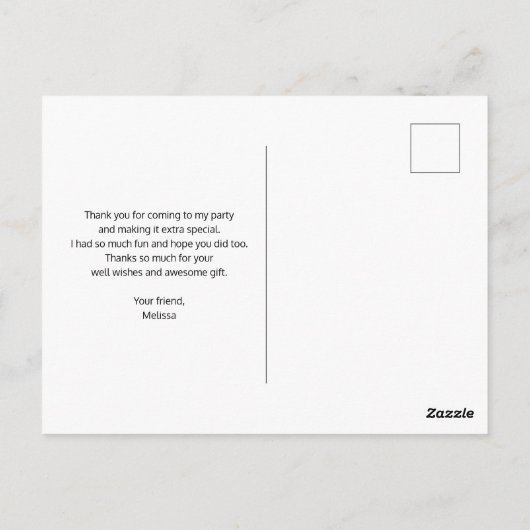 Zomer Bloem Boeket Whimsical Boho Briefkaart (Achterkant)